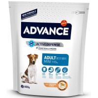 Advance Dog Mini Adult Chicken and Rice КУРИЦА корм для собак мини и малых пород 800 г (502110)